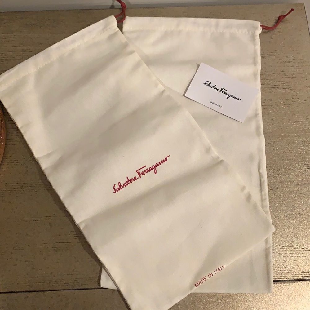 Salvador Ferragamo dust bags & booklet